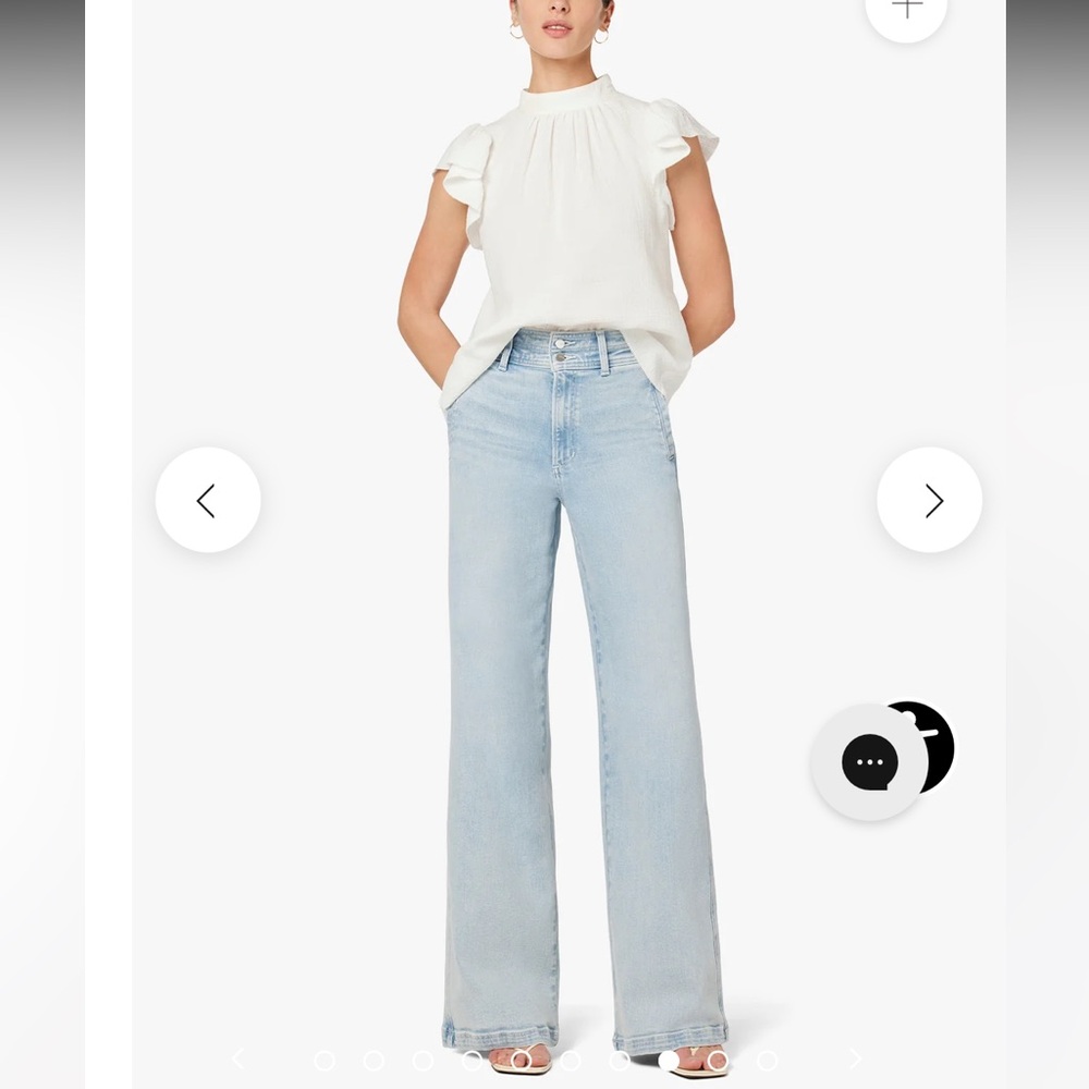 JOE’S JEANS THE ALLANA HIGH RISE WIDE LEG JEAN Size 25